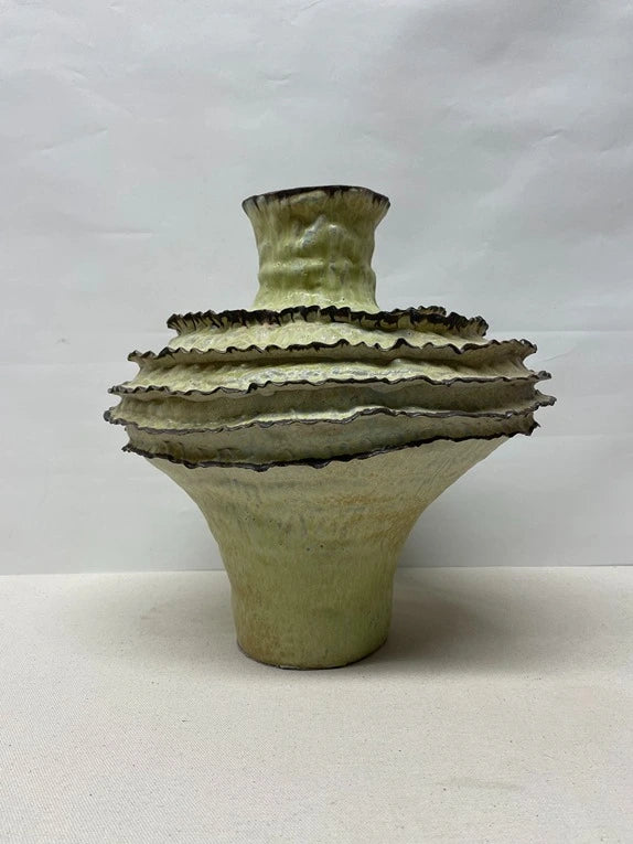 Pagoda Layer Ceramic Vessel