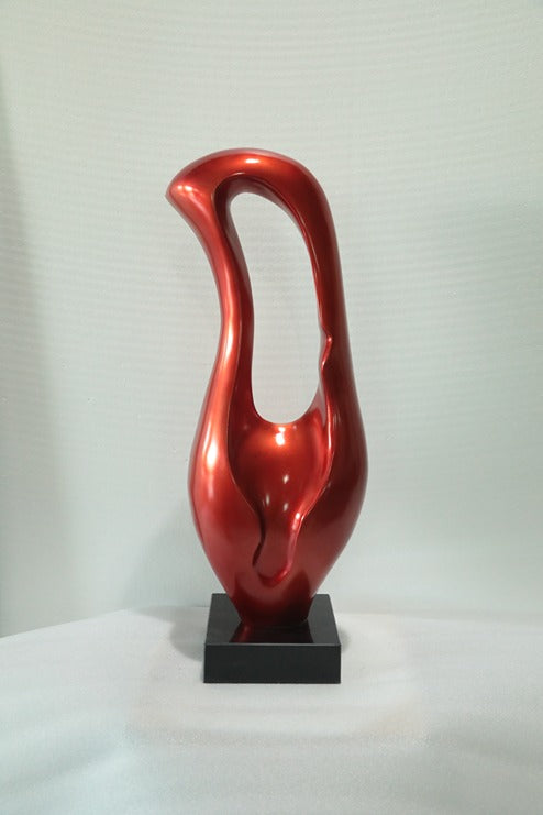 Red Drop Resin Sculpture artistic sculpture by Artsmiley
