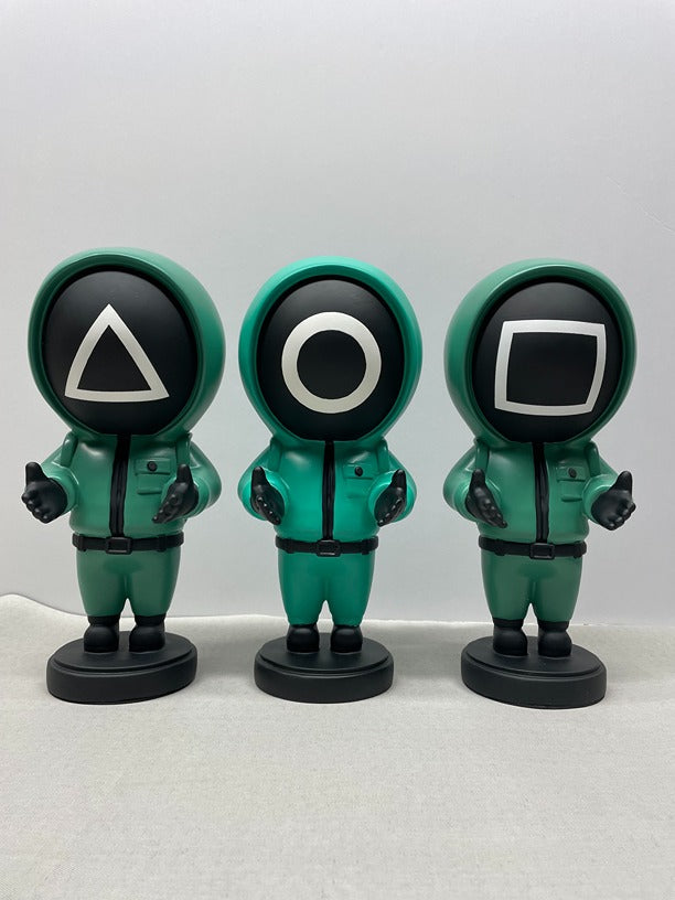 Character Set Resin Sculpture