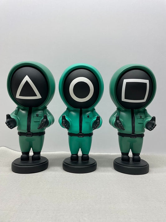Character Set Resin Sculpture