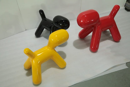 Puppy Seat Fiberglass Sculpture artistic sculpture by Artsmiley