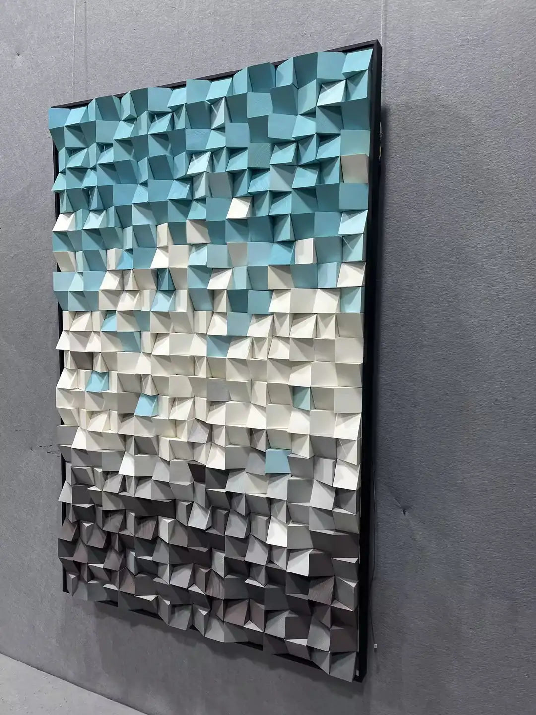 Deep Hand Painted Abstract Wall Art Vertical Design | Art Smiley Decor UAE
