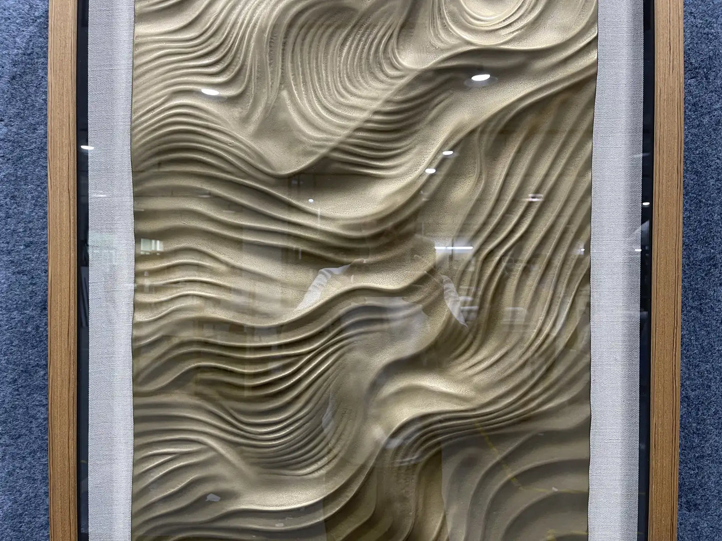 Opaque Acrylic Abstract Wall Art Vertical Design | Art Smiley Decor UAE