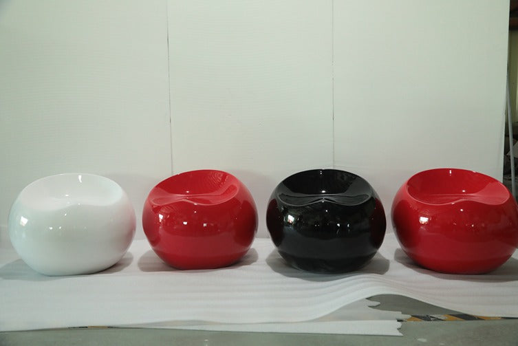Apple Seat Multicolor Fiberglass Sculpture artistic sculpture by Artsmiley