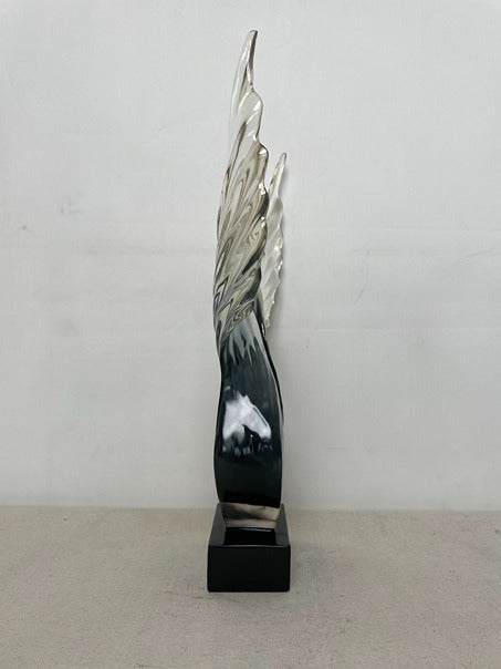 Angel Wings White Resin Sculpture artistic sculpture by Artsmiley