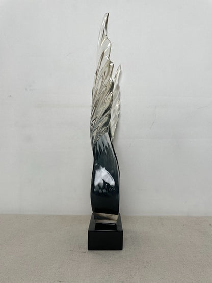 Angel Wings White Resin Sculpture artistic sculpture by Artsmiley