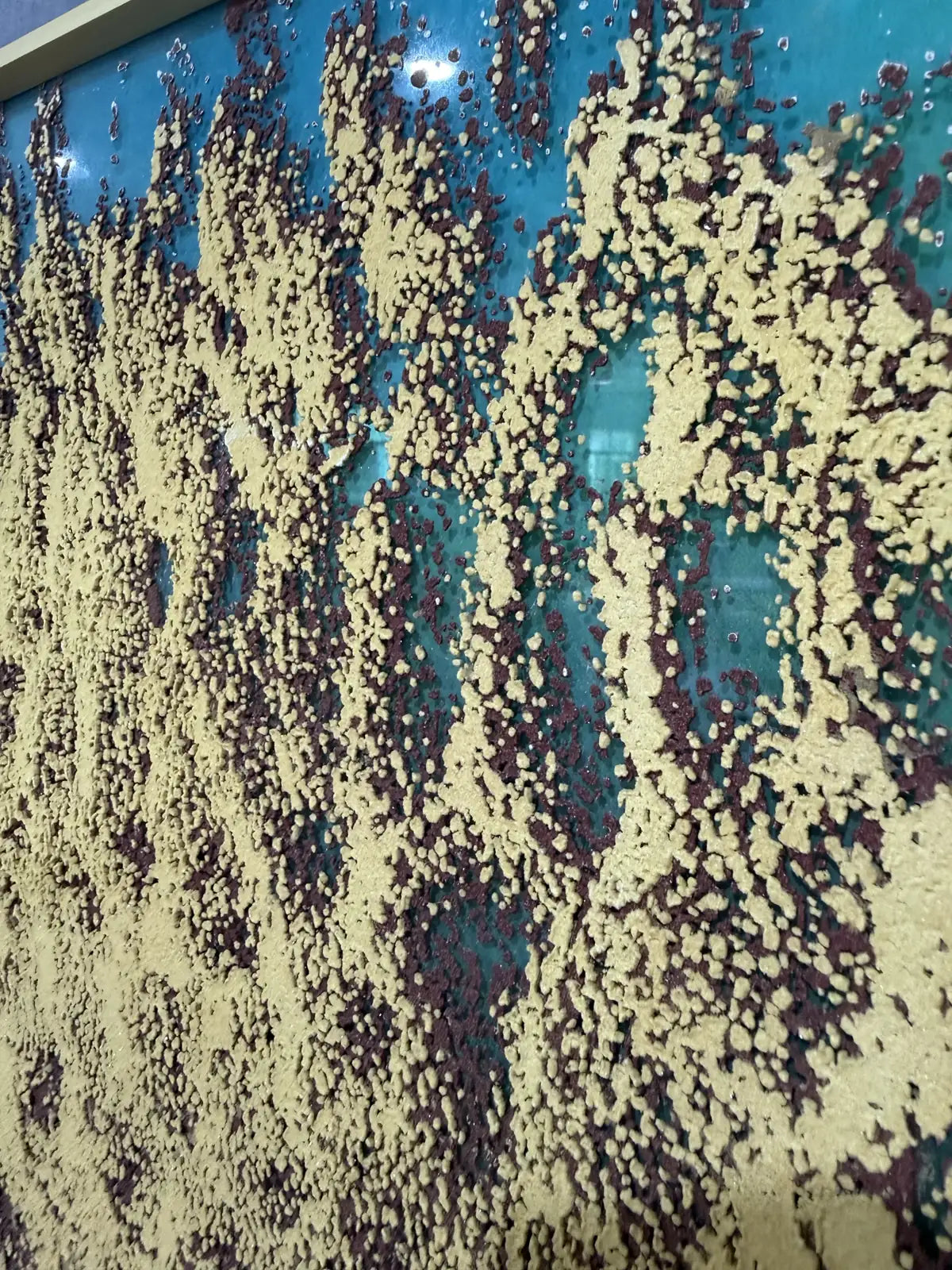 Fluid Hand Painted Abstract Wall Art Square Design | Art Smiley Decor UAE