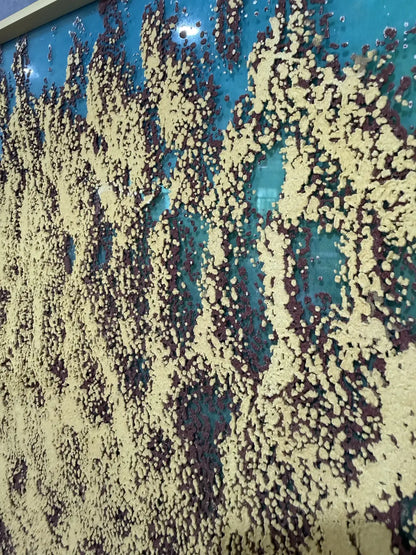 Fluid Hand Painted Abstract Wall Art Square Design | Art Smiley Decor UAE