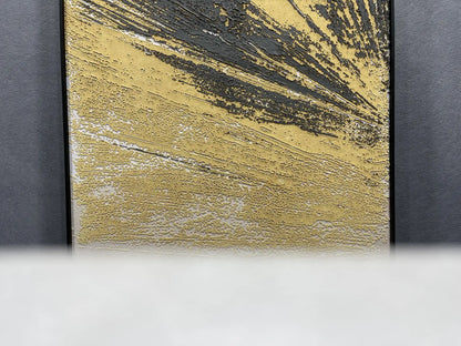 Expressive Hand Painted Abstract Wall Art Vertical Design | Art Smiley Decor UAE