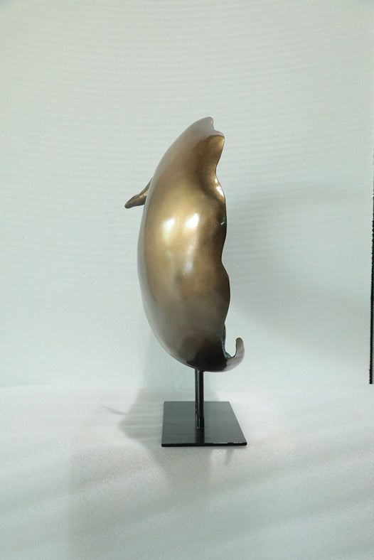 Crescent Metal Sculpture artistic sculpture by Artsmiley