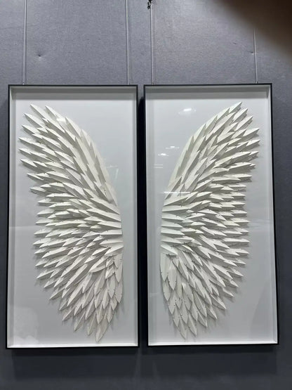 Layered Paper Art Contemporary Wall Decor Vertical Design | Art Smiley Decor UAE