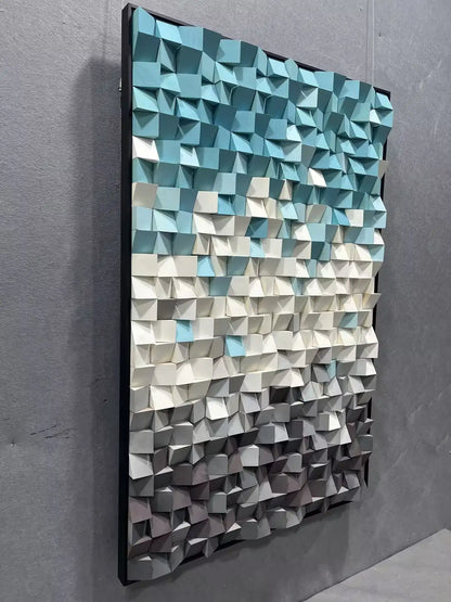 Deep Hand Painted Abstract Wall Art Vertical Design | Art Smiley Decor UAE