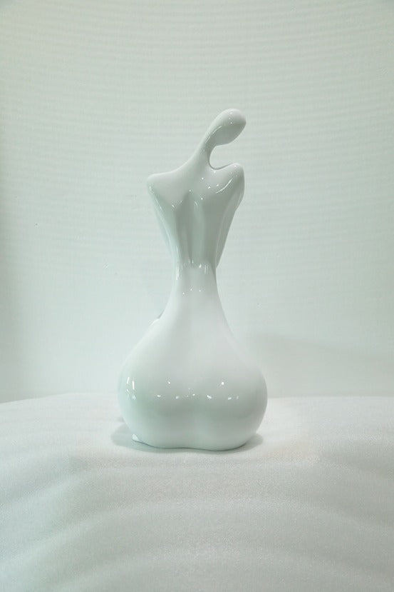 White Dancer Resin Sculpture artistic sculpture by Artsmiley