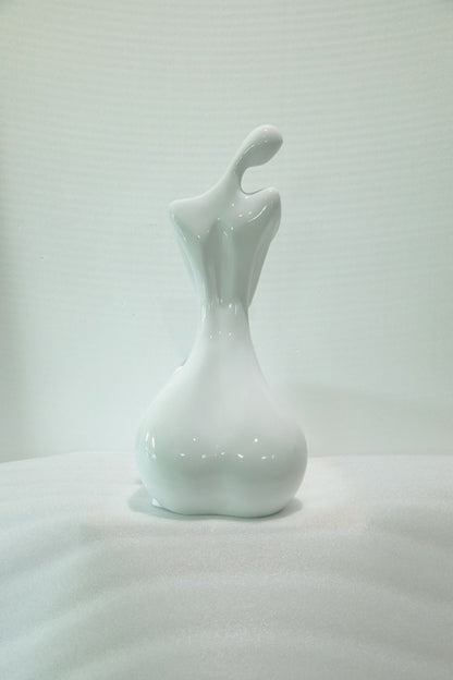 White Dancer Resin Sculpture artistic sculpture by Artsmiley