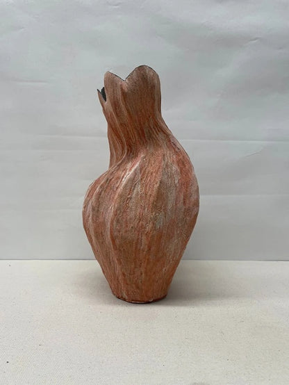Rustic Petal Ceramic Vase