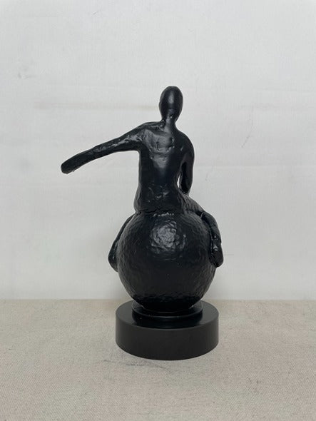 Black Rabbit Resin Sculpture N3 artistic sculpture by Artsmiley