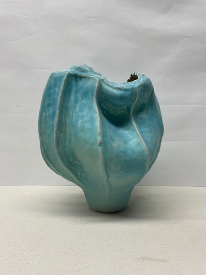 Jade Petal Ceramic Vase