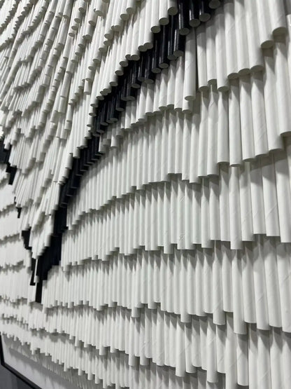 Textured Paper Art Contemporary Wall Decor Square Design | Art Smiley Decor UAE