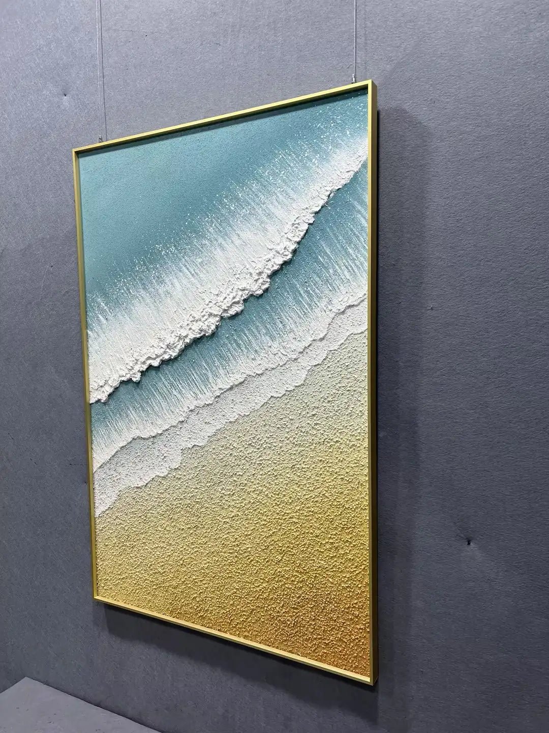 Metro Modern Decorative Wall Art Vertical Design | Art Smiley Decor UAE