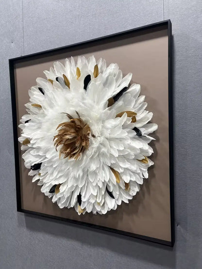 Prismatic Crystal Porcelain Luxury Wall Art Square Design | Art Smiley Decor UAE