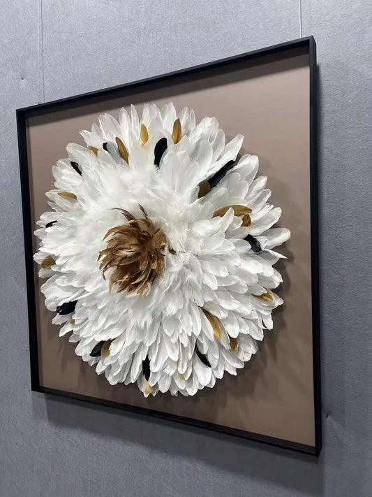 Prismatic Crystal Porcelain Luxury Wall Art Square Design | Art Smiley Decor UAE
