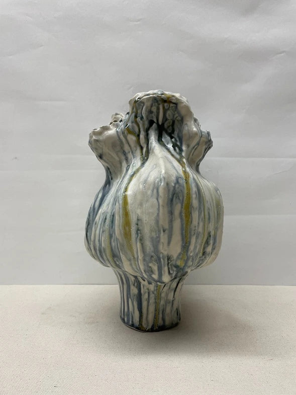 Marble Swirl Ceramic Vase