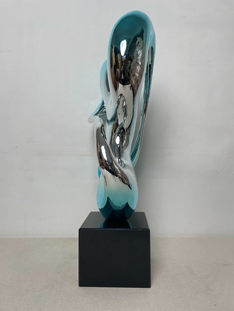 Clover Loop Resin Sculpture artistic sculpture by Artsmiley
