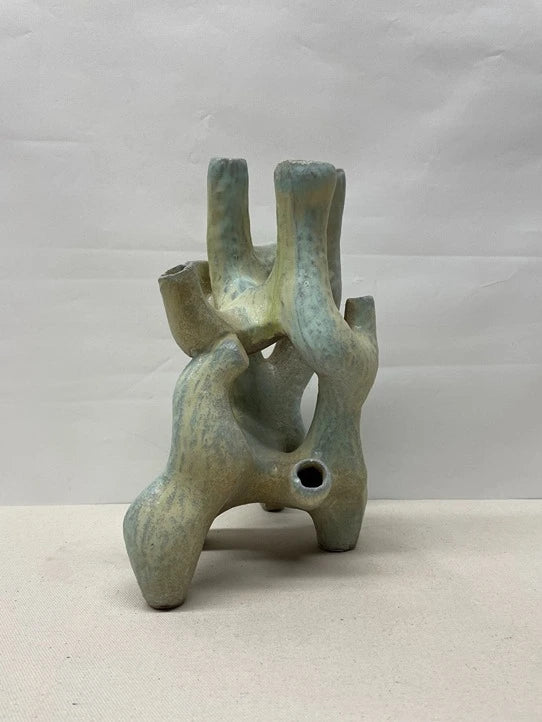 Abstract Coral Ceramic Sculpture