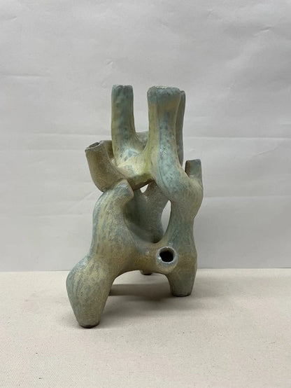 Abstract Coral Ceramic Sculpture