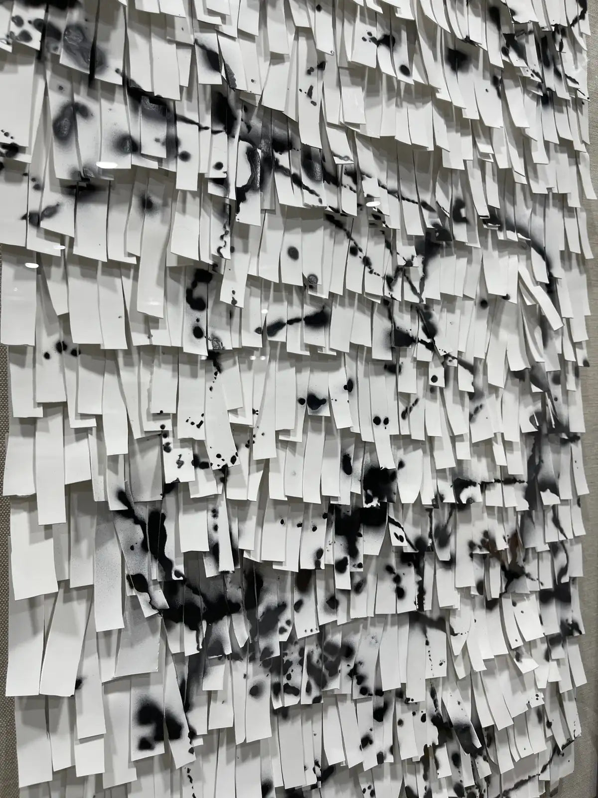 Tanned Leather Texture Abstract Wall Decor Vertical Design | Art Smiley Decor UAE