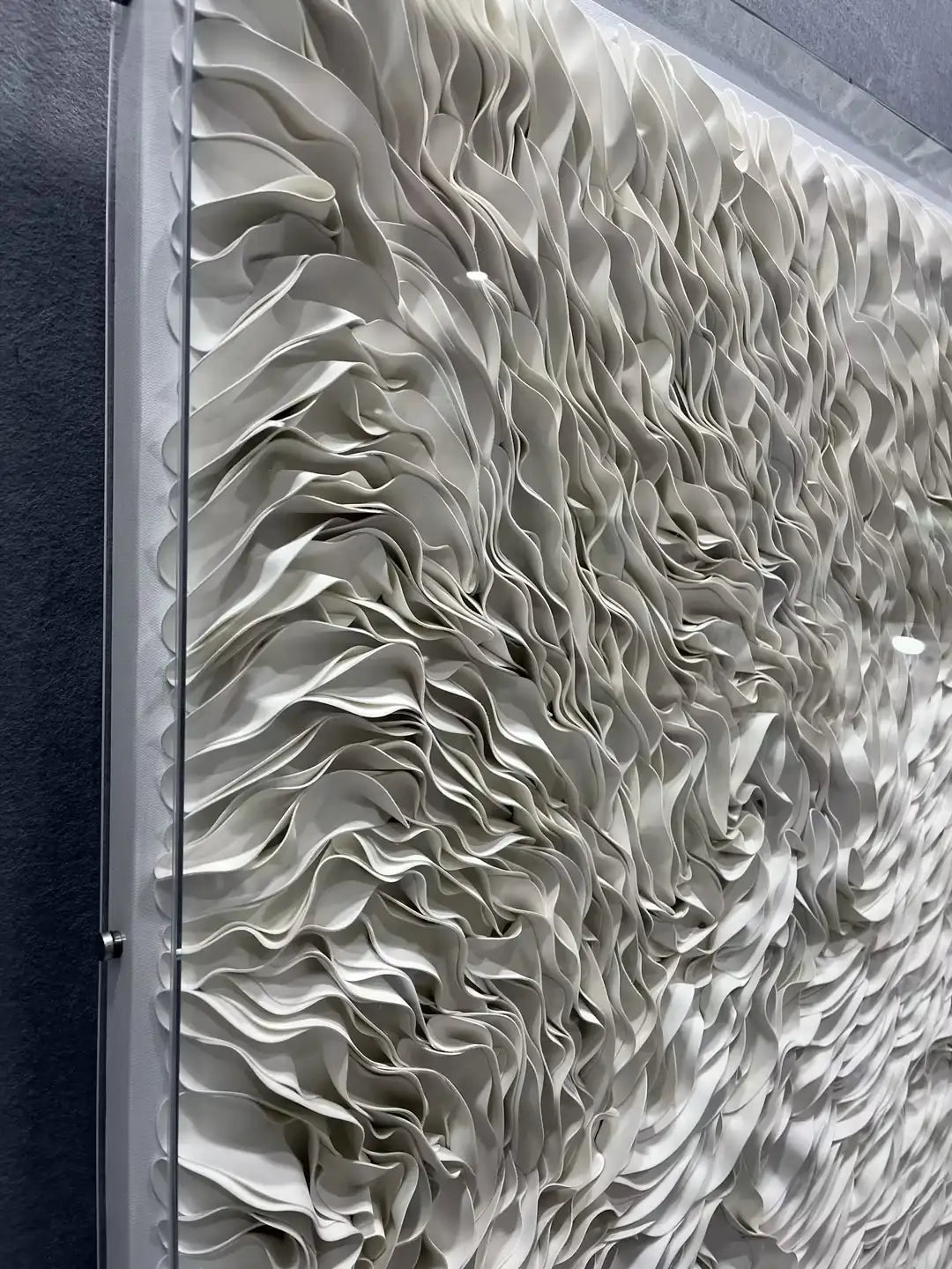 Braided Leather Texture Abstract Wall Decor Square Design | Art Smiley Decor UAE