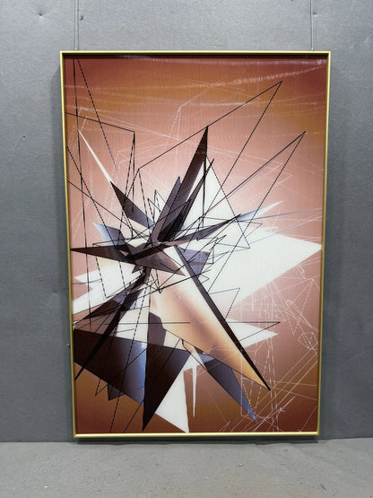 Misty Acrylic Abstract Wall Art Vertical Design | Art Smiley Decor UAE