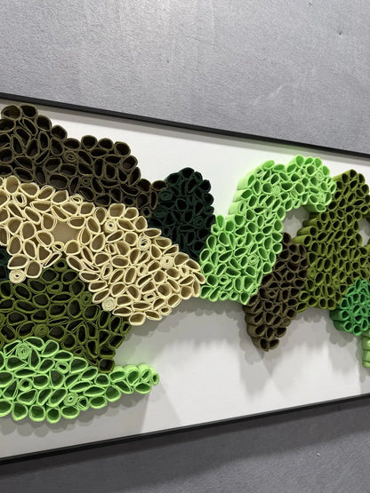 Sand Acrylic Abstract Wall Art Landscape Design | Art Smiley Decor UAE