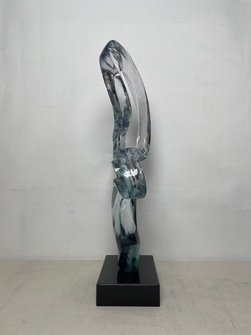 Abstract Loop Resin Sculpture artistic sculpture by Artsmiley