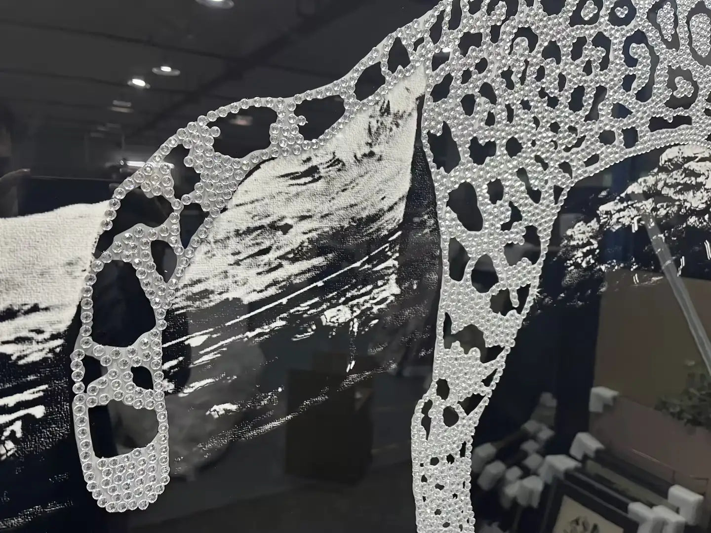Crystal Leopard Wall Decor Landscape Design | Art Smiley Decor UAE
