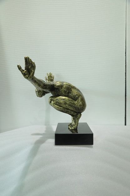 Bull Horns Resin Sculpture artistic sculpture by Artsmiley