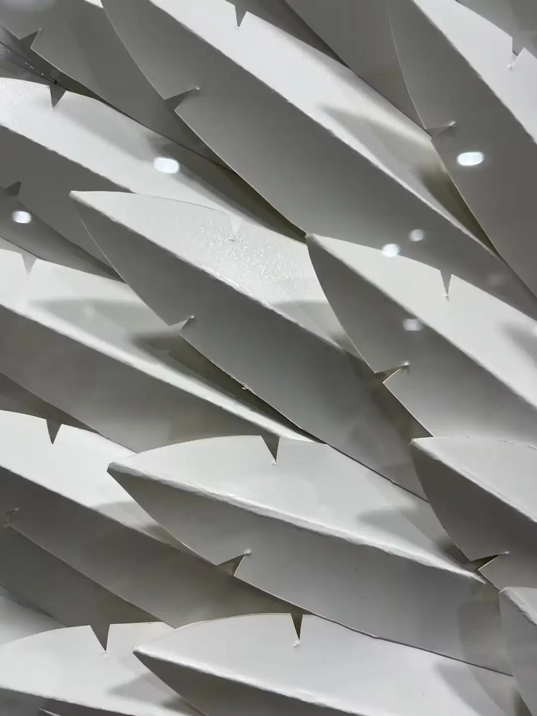 Layered Paper Art Contemporary Wall Decor Vertical Design | Art Smiley Decor UAE