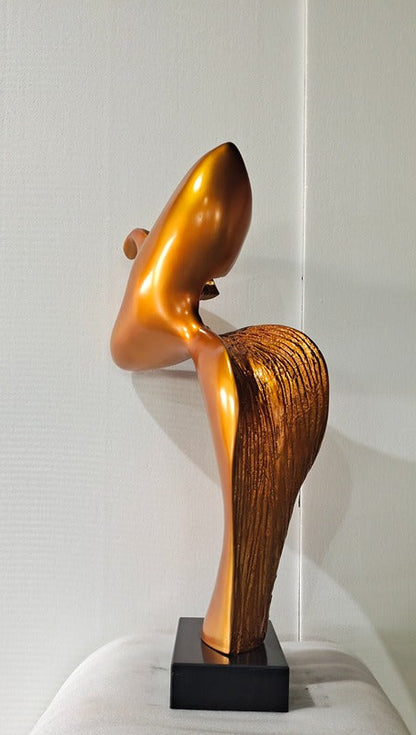 Animal Form Resin Sculpture