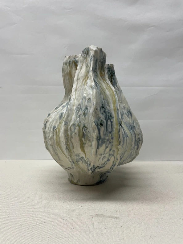 Stonewash Scallop Ceramic Bowl