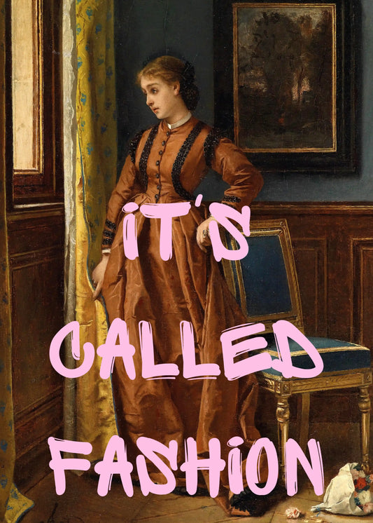 Its Called Fashion Typography Typographic