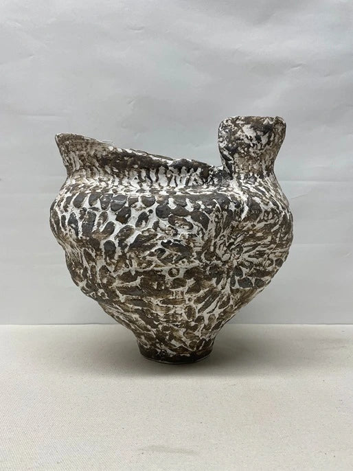 Mosaic Black Ceramic Urn