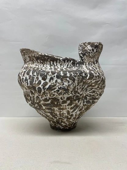 Mosaic Black Ceramic Urn