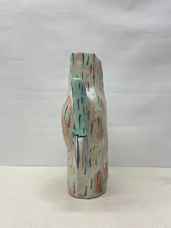 Tribal Texture Ceramic Vase
