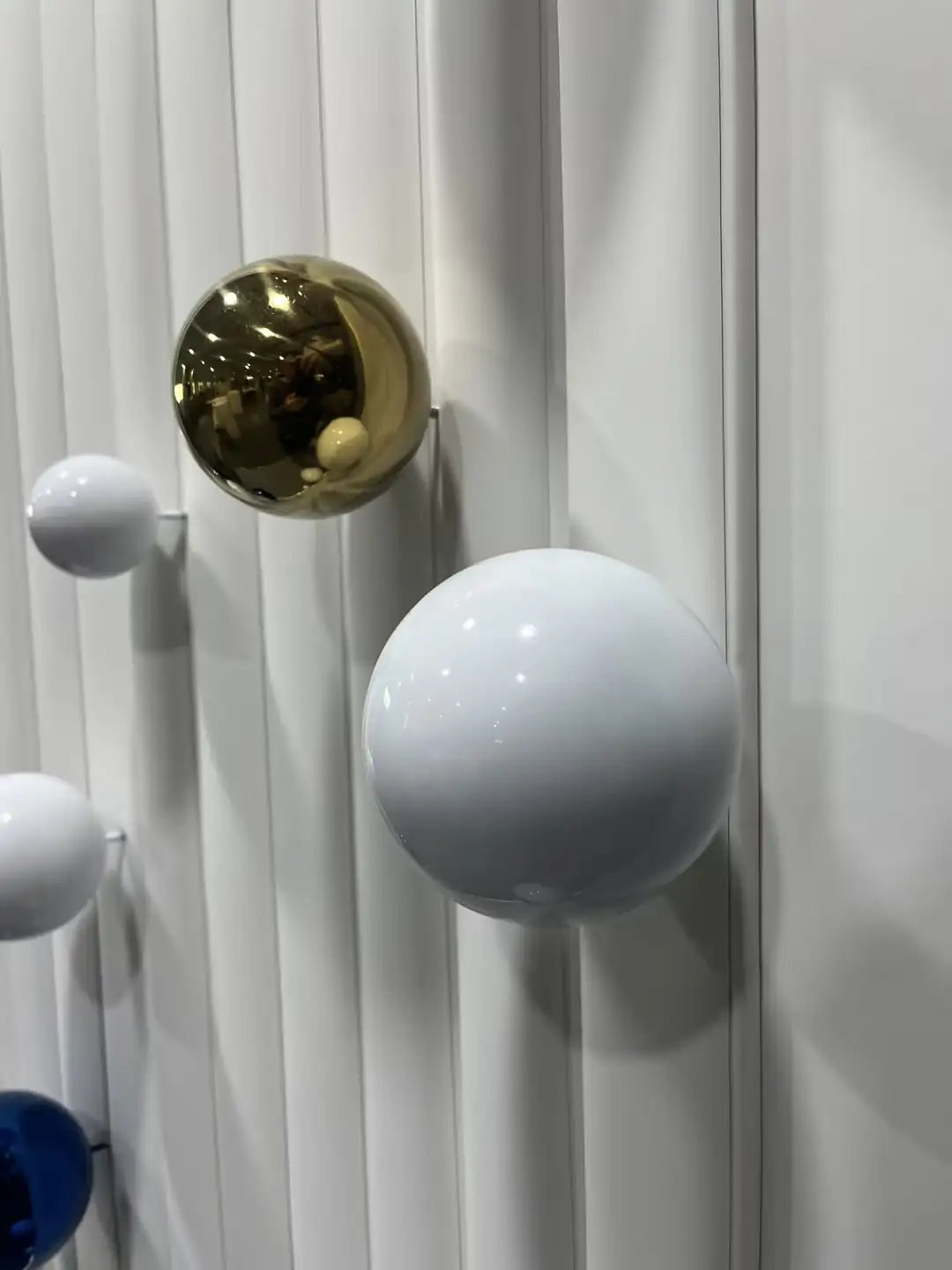 Stitched Leather Texture Abstract Wall Decor Vertical Design | Art Smiley Decor UAE
