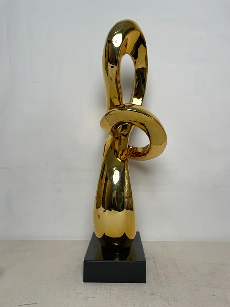 Golden Knot Resin Sculpture artistic sculpture by Artsmiley