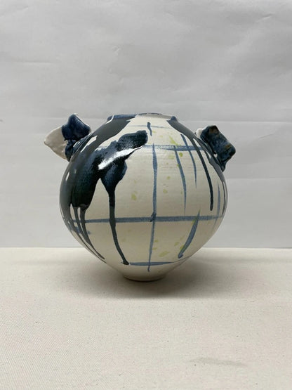 World Map Ceramic Globe Vase