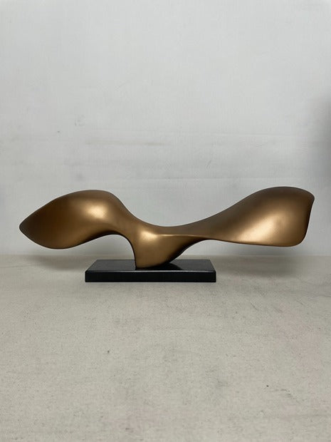 Horizon Wave Resin Sculpture artistic sculpture by Artsmiley
