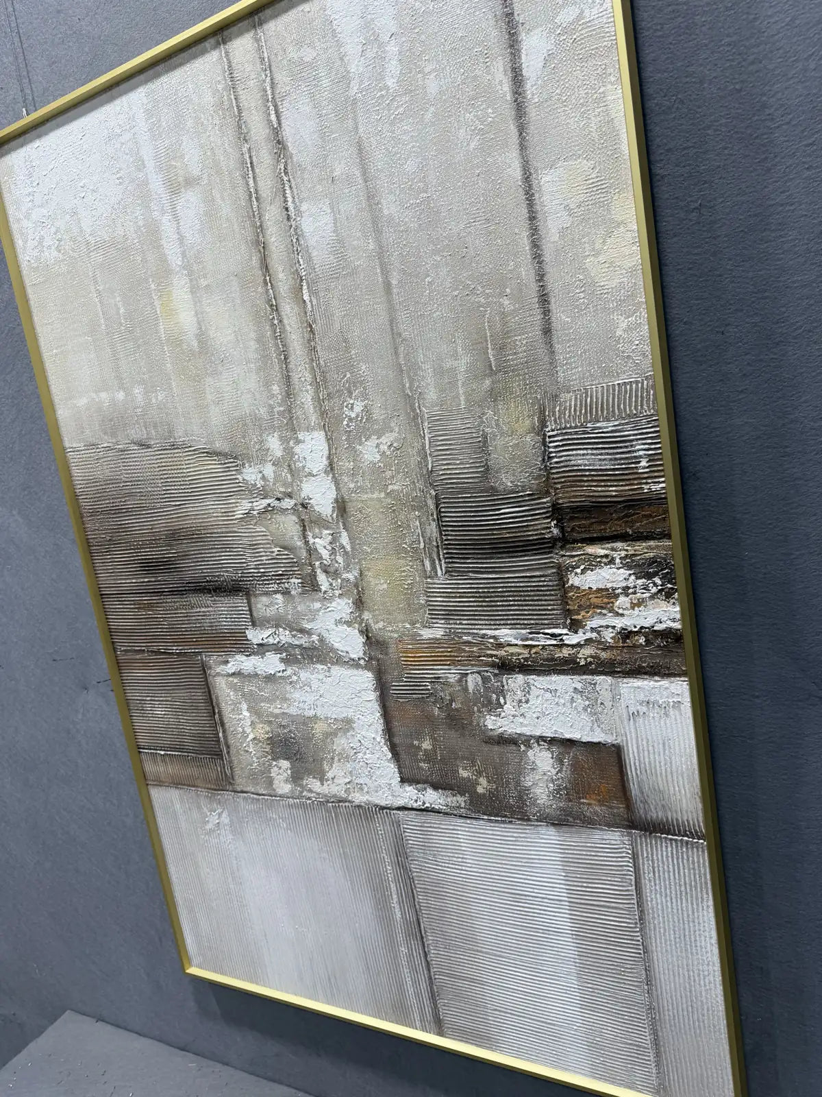 Matte Modern Decorative Wall Art Vertical Design | Art Smiley Decor UAE