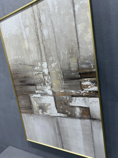 Matte Modern Decorative Wall Art Vertical Design | Art Smiley Decor UAE