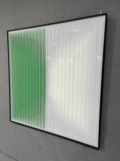 Hazy Acrylic Abstract Wall Art Square Design | Art Smiley Decor UAE